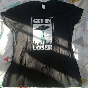 'Get In Loser' Alien Abduction T-Shirt
